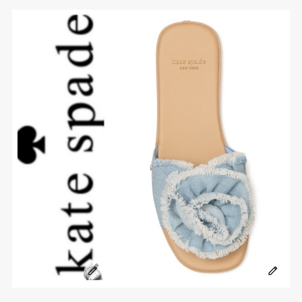 Kate Spade Denim Slide